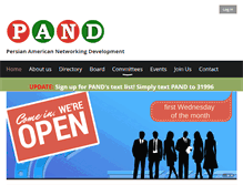 Tablet Screenshot of pandsociety.net
